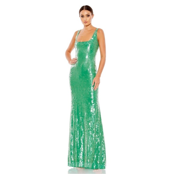 Mac Duggal Jade Sequin Evening Gown - Picture 2 of 4